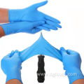 100Pcs Box Synthetic Bulk Blue Disposable Blend Gloves